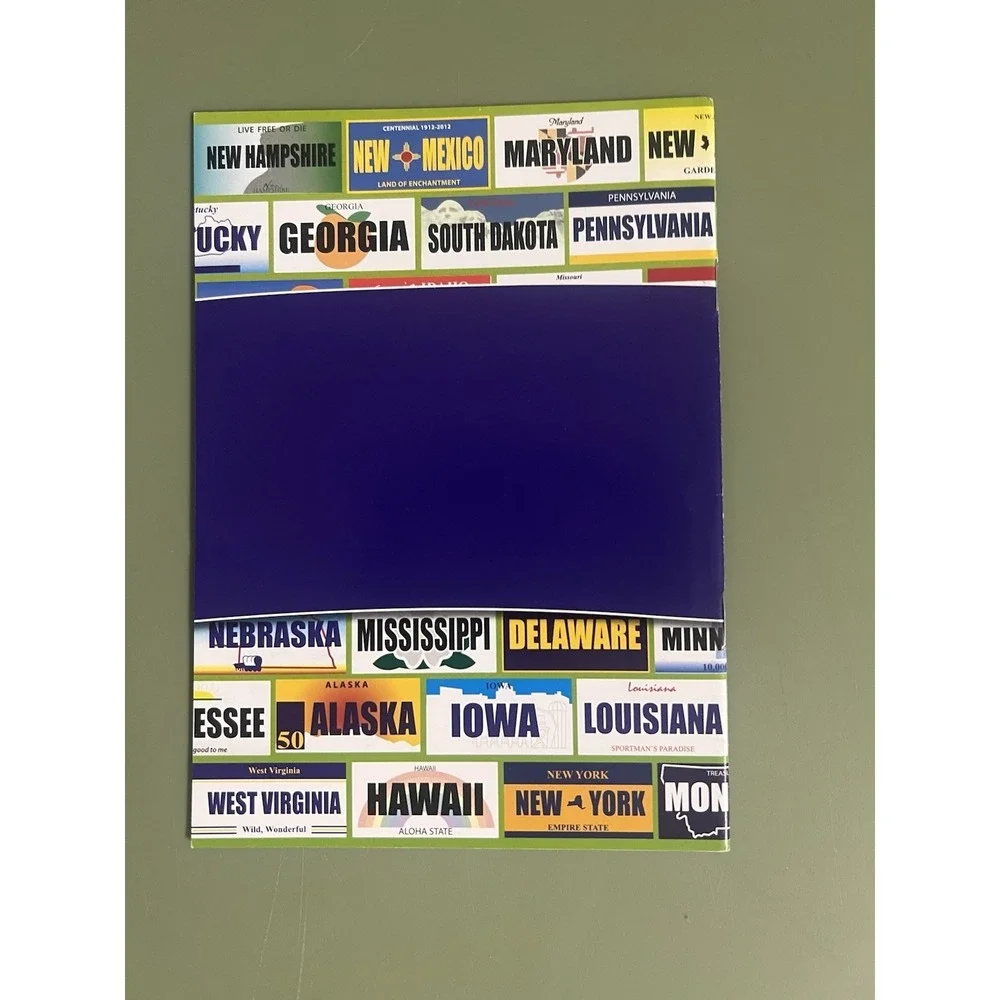 My License Plate‎ Travel Book Stickers New Summer Travel Kids Games